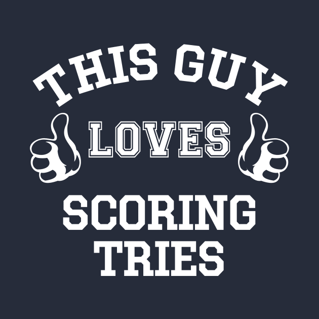 This Guy Loves Scoring Tries Six Nations Logo by Rebus28