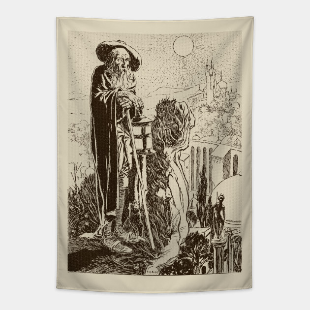 Wizard Woven Tapestry Throw Blanket