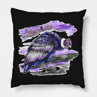 Pride Vulture: Asexual Andean Condor Pillow