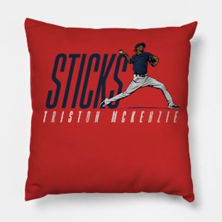 Triston McKenzie Sticks Pillow