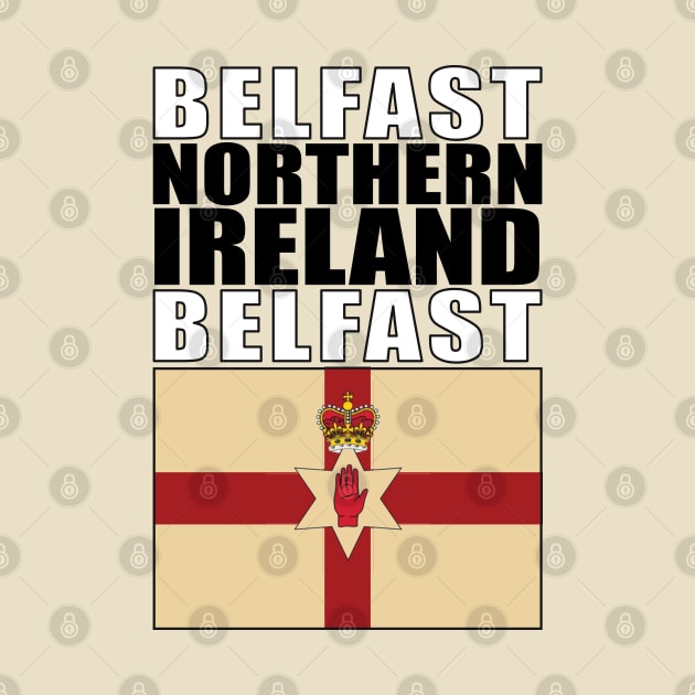 Flag of Northern Ireland by KewaleeTee