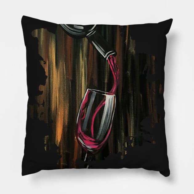 Fine Wine Pillow by adamzworld