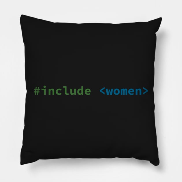 #include <women> Pillow by suranyami