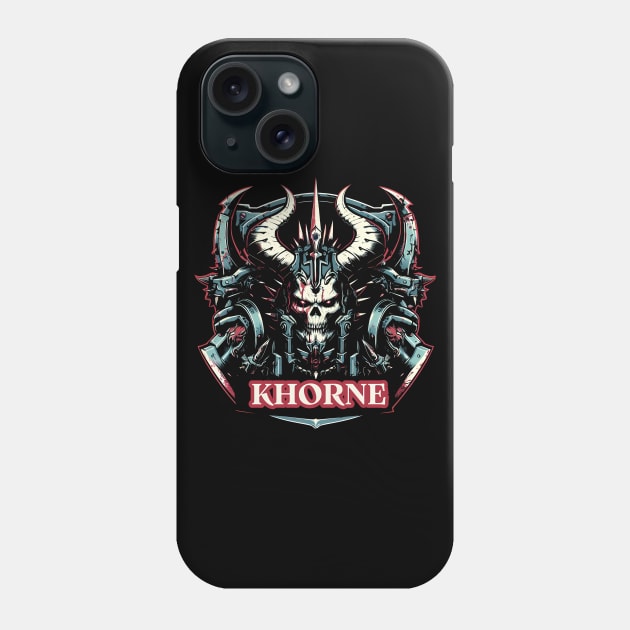 Khorne Icon Phone Case by TaevasDesign