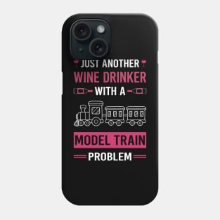 Wine Drinker Model Train Trains Railroad Railway Phone Case