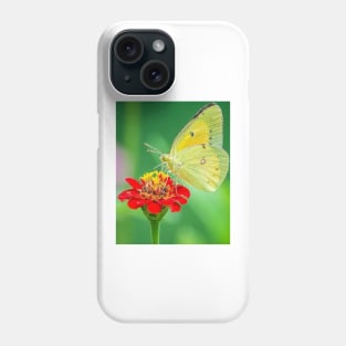 Yellow butterfly Phone Case