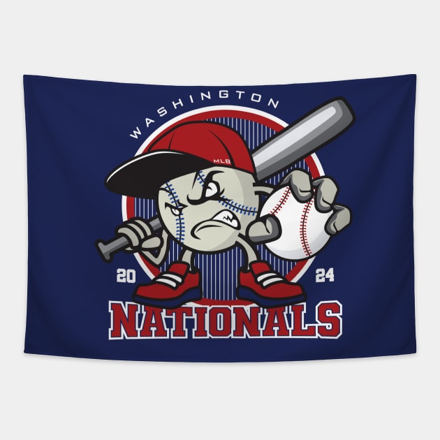 Washington Baseball - 2024 Season Tapestry by Nagorniak