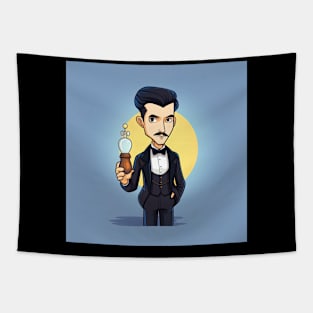 Nikola Tesla Tapestry