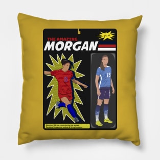 Alex Morgan Superhero Action Figure USWNT Pillow