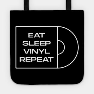 Eat Sleep Vinyl Repeat Record Sleeve Tote