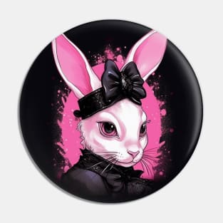 Pink Rabbit Pin