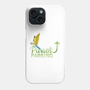 Parrot Parking - Blue & Gold Macaw Phone Case