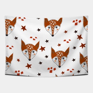 Fox Pattern Tapestry