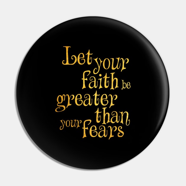 Faith fear Pin by Dhynzz