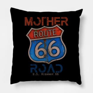 mother of road - route 66 Pillow