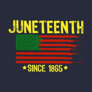 Juneteenth-American Flag T-Shirt