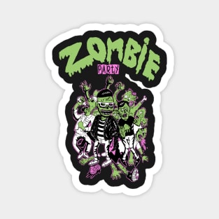 Zombie party Magnet