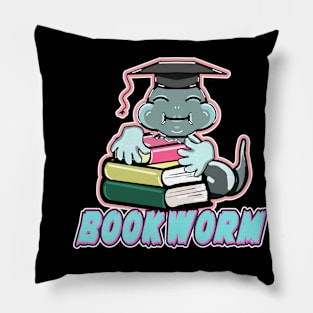 Bookworm cute design Pillow