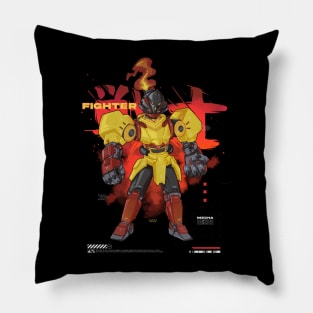 Mecha fighter Pillow