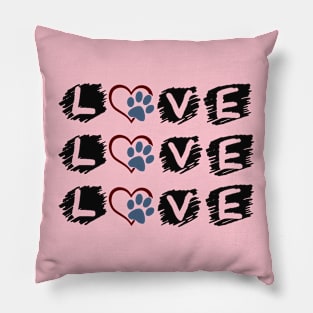 Love is a Paw #2 Pillow