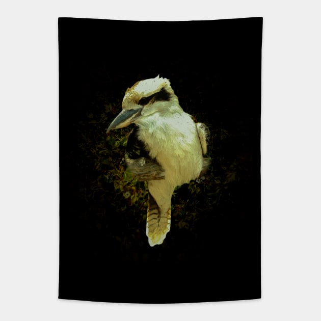 Laughing kookaburra Tapestry by Guardi