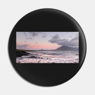 Sunrise, Moon Setting Pin