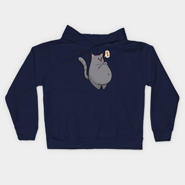 Russian Blue Fat Cat Design Russian Blue Kids Hoodie Teepublic