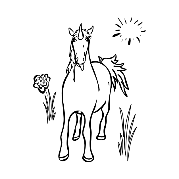 Magical Unicorn on a Sunny Day by A Magical Mess