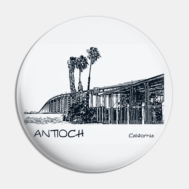 Antioch - California Pin by Lakeric