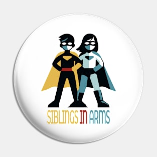 Guardians Together: Sibling Superhero Squad Pin