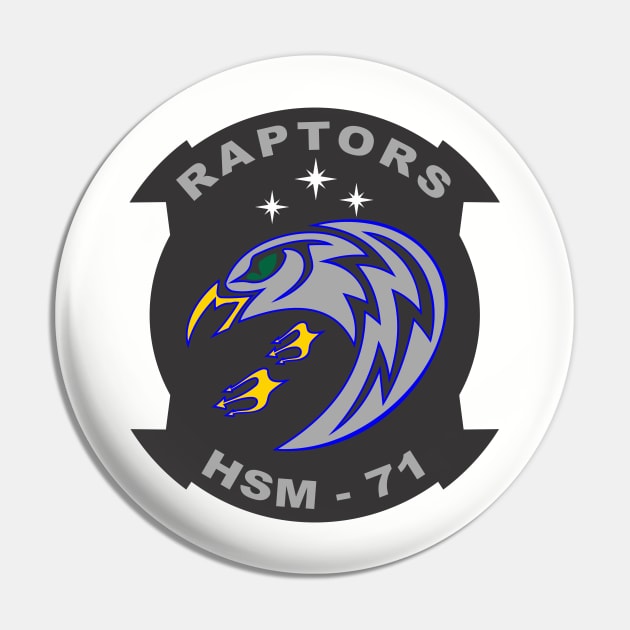 HSM-71 Raptors Pin by MBK