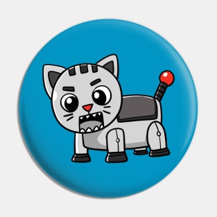 Robot Cat Pin