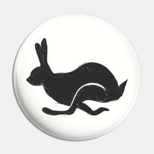 Hare Vintage Hand Drawn Pin