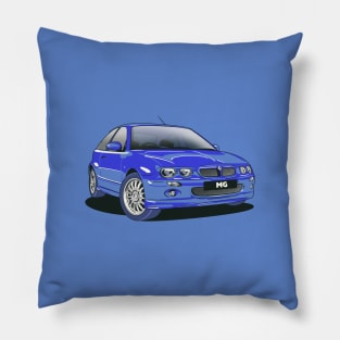 MG Rover MGZR car in Trophy blue Pillow