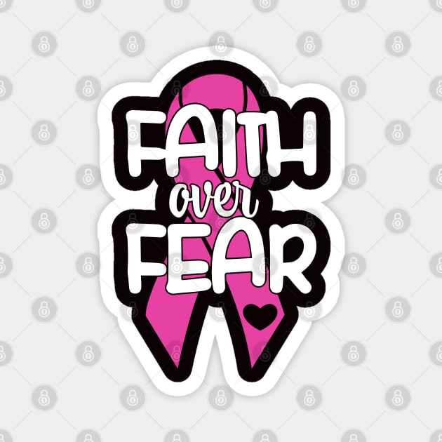 faith over fear Magnet by busines_night