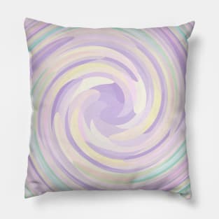 Swirl of Diamond Unicorn Dots Pattern Pillow