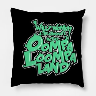 Willy Wonka Oompa Loompa Pillow