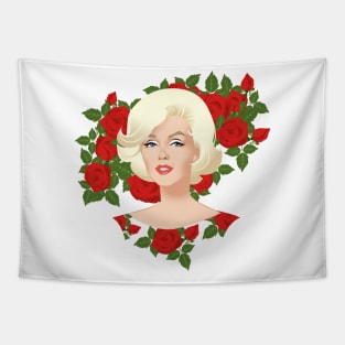 Marilyn Roses Tapestry