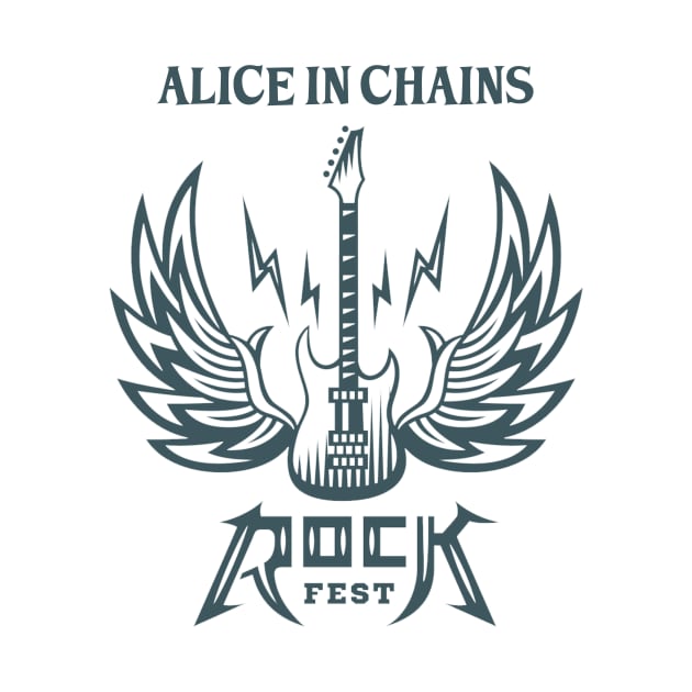 Guitarwings Alice in Chains by Mutearah