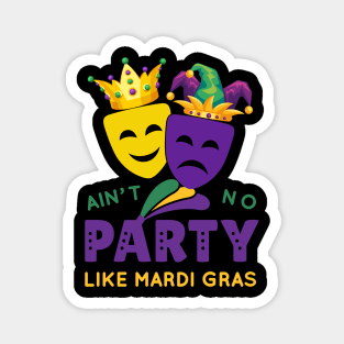 Mardi Gras Party Magnet