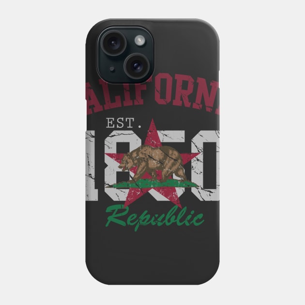 Retro California Republic 1850 Phone Case by E