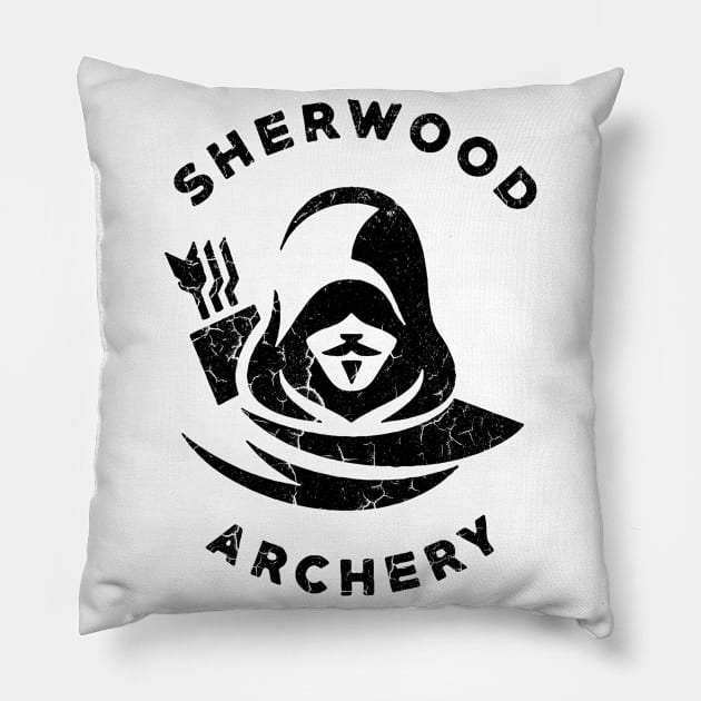 sherwood archery Pillow by Working Mens College