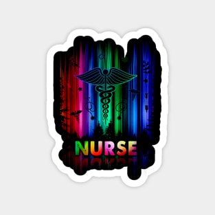 Proud Nurse Vintage retro shirt Magnet