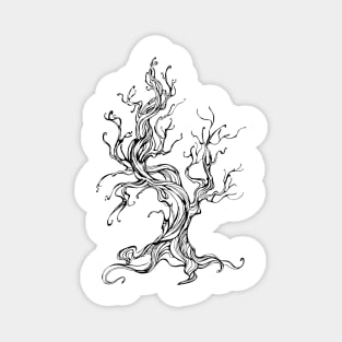 Contour of the Old Tree Magnet
