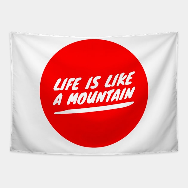 Life is like a mountain Tapestry by GMAT