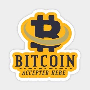 Bitcoin Accepted Here Magnet