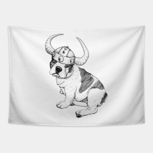 Battle Bulldog Tapestry