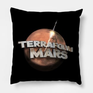 Terraform Mars 3D logo Pillow