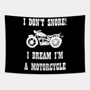 i dont snore Motorcycles Tapestry