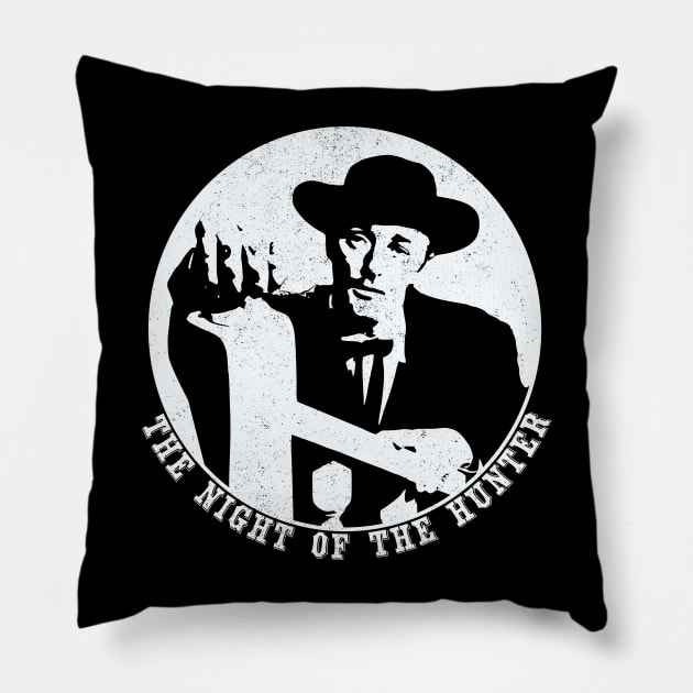 Robert Mitchum Night Of The Hunter Pillow by RCDBerlin